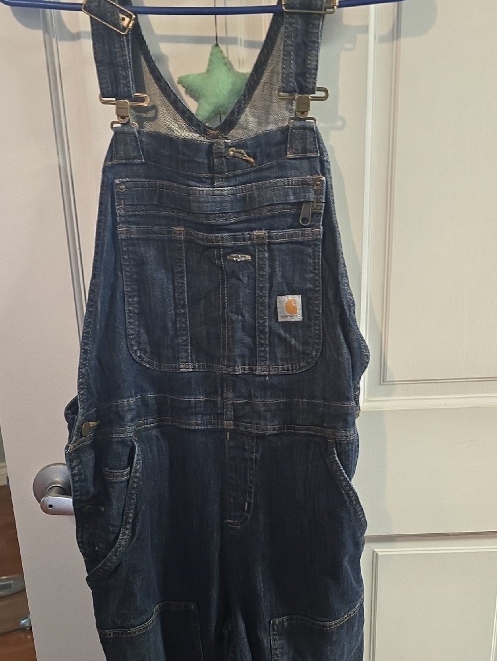 Carhartt Indigo Denim Carpenter Overalls